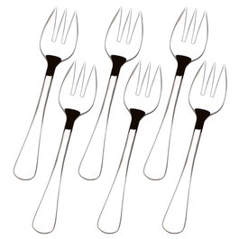 Herdmar Juego 6 Tenedores Ostras 13,4 cm